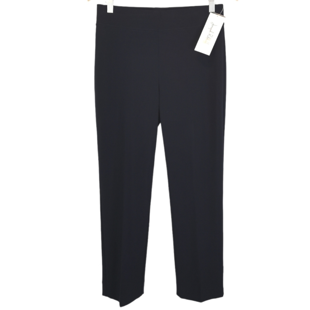 NWT Joseph Ribkoff Women's Pants Midnight Blue Stretch Pull On #151097 Size 8